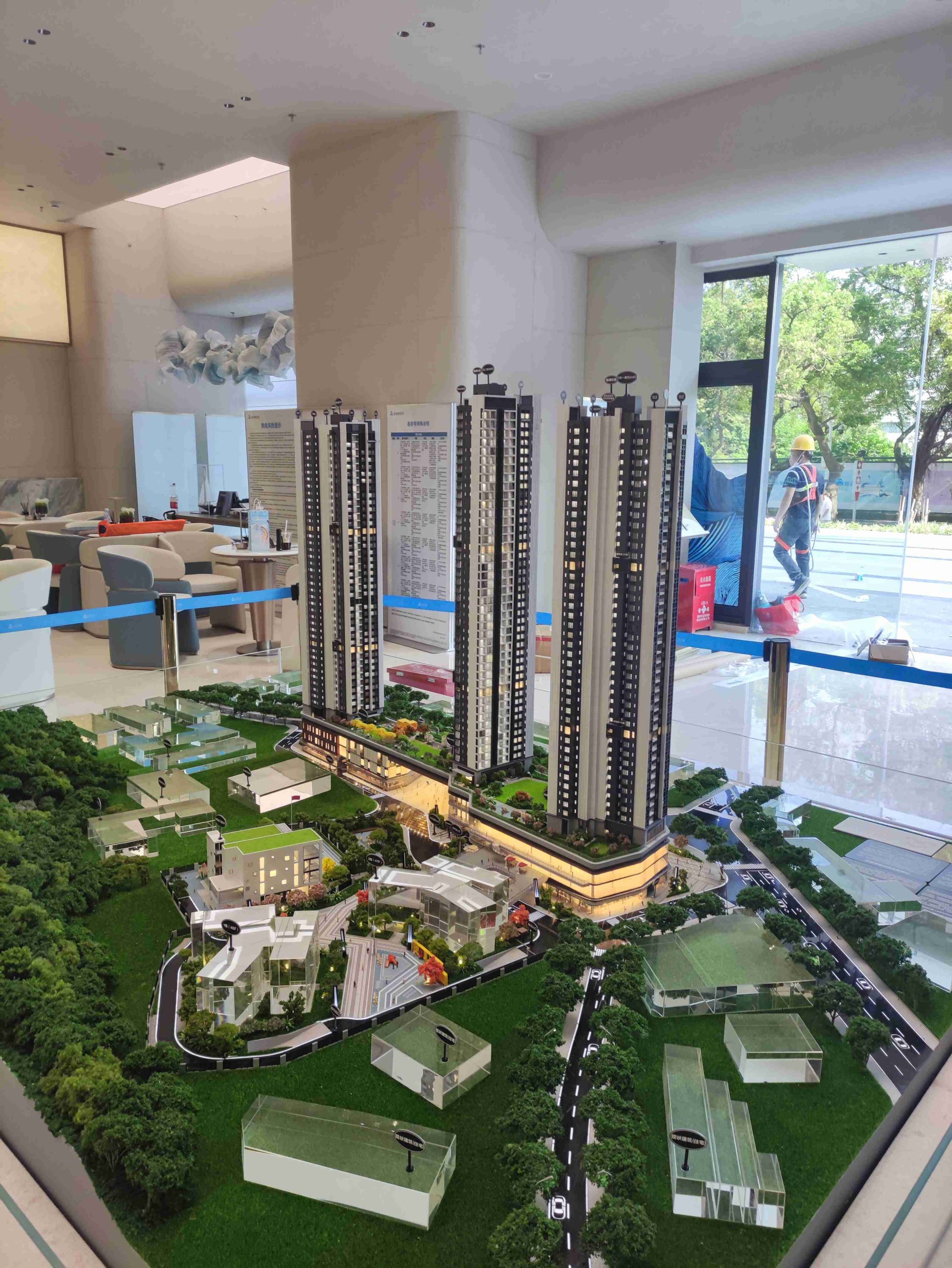 Residential building model 1:100