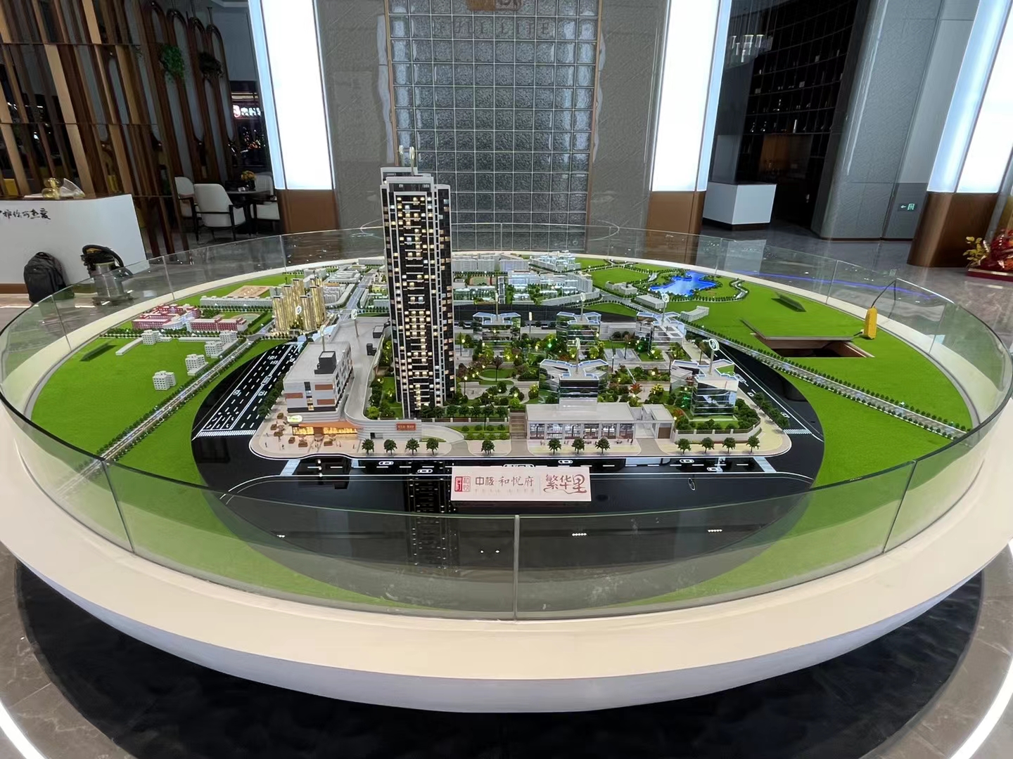 Architectural model 1：150